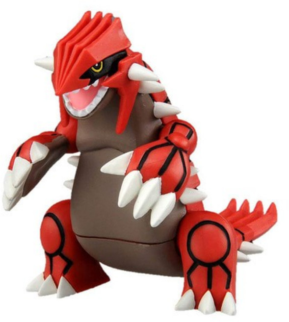 포켓몬스터 몬콜레 원시그란돈 피규어 한국판 정품 미니 피규어, 1개