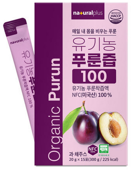 푸룬즙 100, 20g, 1개