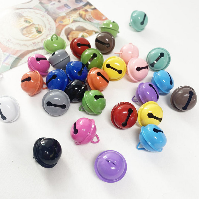 헤세드 4개) 22mm 컬러방울 딸랑이 방울 방울장식, 4개, 스카이블루