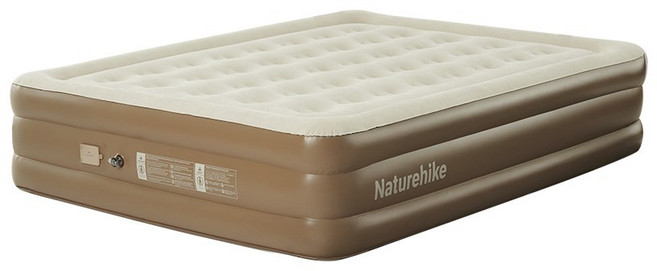 네이처하이크 C시리즈 에어 매트(펌프 내장형), 브라운