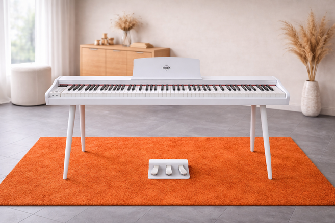릴리온 88건반 디지털피아노 벤츠 블랙 애쉬 우드형, RK-5130, 우디 화이트(더브릿지), 1개