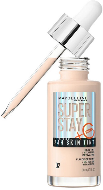 메이블린 슈퍼 스테이 24H 스킨 틴트 파운데이션 02 아이보리 30ml