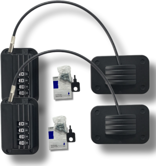 브리엠 냉장고 캐비넷 잠금 장치 4자리 비밀번호 2p, 2개