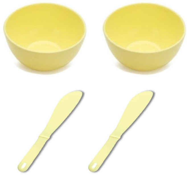 팩도구 세트/고무볼+스파츌라, 2세트