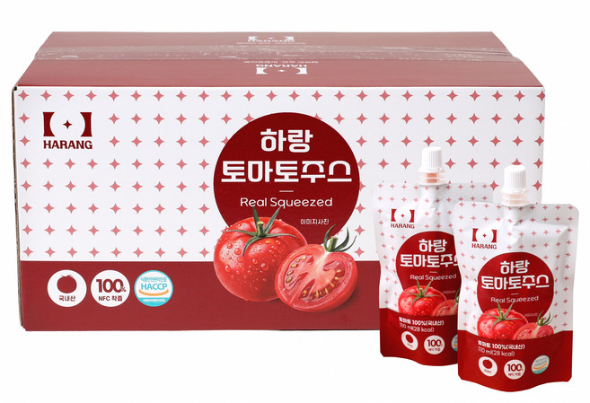 하랑 토마토주스 토마토즙, 60개, 110ml