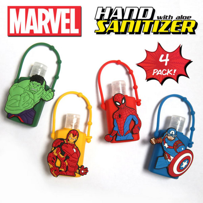 Evergreen Research 공식 마블 히어로 손 소독젤 29ml (4개 set)