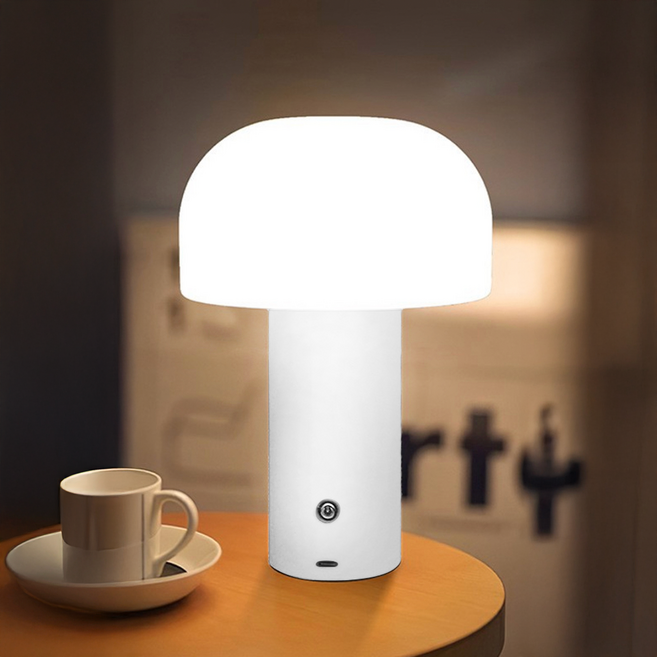 히즈엔 led 인테리어 무드등 테이블 스탠드 조명, 화이트