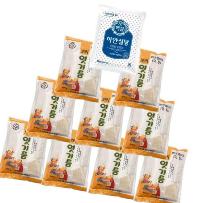 감주만들기 금농 식혜만들기 10봉세트 엿기름가루 백설탕 3kg fre*2855MA, 10개