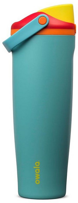 Owala FreeSip Sway 단열 스테인리스 스틸 물병 양방향 빨대 및 버킷 손잡이 여행 학교 및 스포츠용 887.2ml(30온스) BPA 프리 누출 방지, 여름의 달콤함