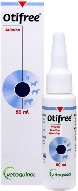 베토퀴놀 오티프리 60ml 강아지고양이 저자극 귀세정제 염증예방, 1개