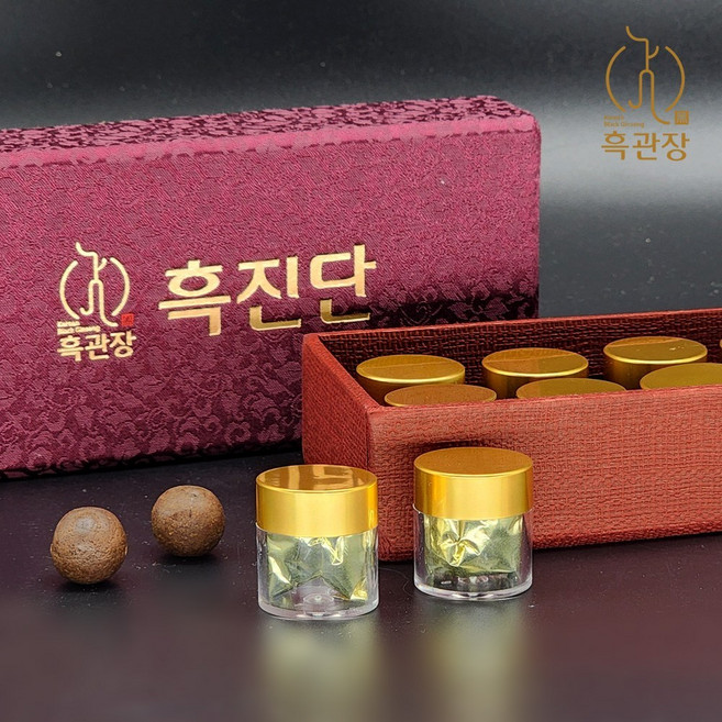 흑관장 흑진단 흑삼+침향+녹용+벌꿀 귀한 원료를 담은 전통 환제품 (4g x 10환), 1박스, 10회분