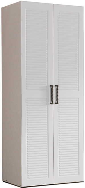 빅로드가구 NEW 에비앙-긴문형 3자 810 장롱 싱글장 옷장 양복장 이불장, 양복장_화이트