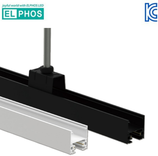 예도 레이스웨이 레일 조명용 레일등용 2M 3M, 블랙, 2미터 (대신화물지점 착블)