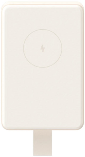 小米磁吸行動電源 6000mAh, 米白色, WPB0620MI