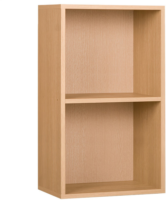 하우디가구 DIY 칼라 공간박스, 워시오크, 2단