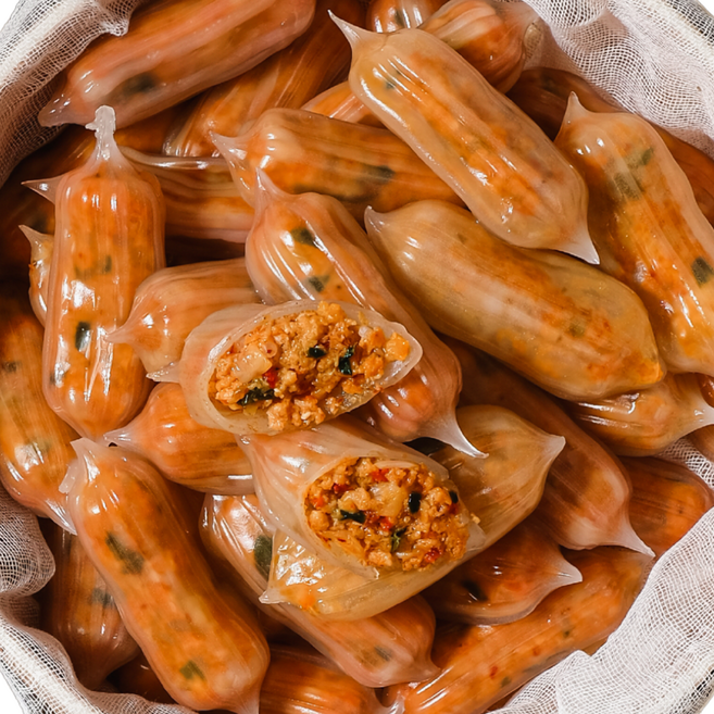 토박이마을 김치 쪼랭이 만두 대용량, 1.2kg, 2개