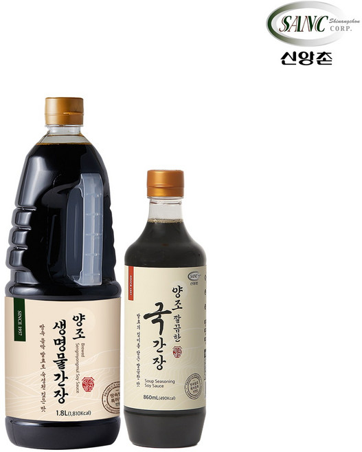 신앙촌 장아찌기획 10호 생명물간장 1.8L 국간장 860ml 간장계란밥 반찬용 본사직영, 1개, 2.66L