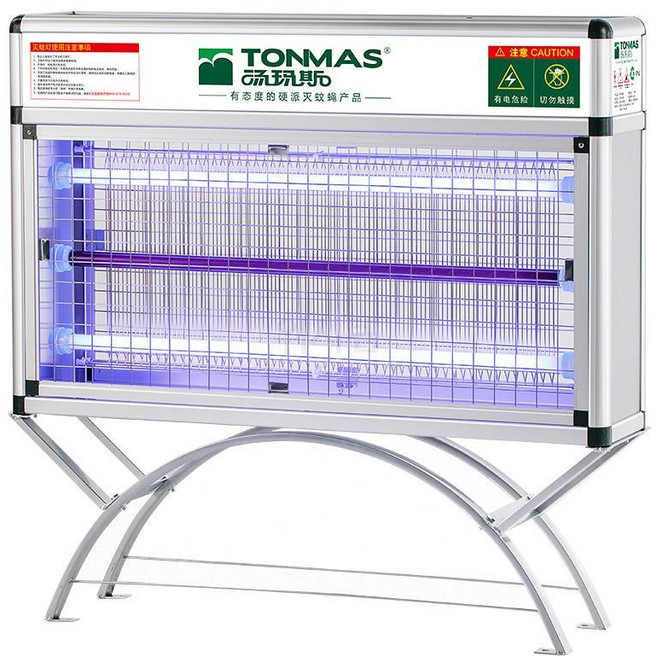 업소용 LED 스탠드형 대형 포충기 모기 퇴치기 실외, 902P(램프3개)실버230-260제곱미터용