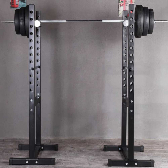 세이프티 스쿼트바 손잡이 핸들 기구 근력 파워리프트 안전바, 스쿼트 랙 50kg 바벨 벤치 미포함, 1개