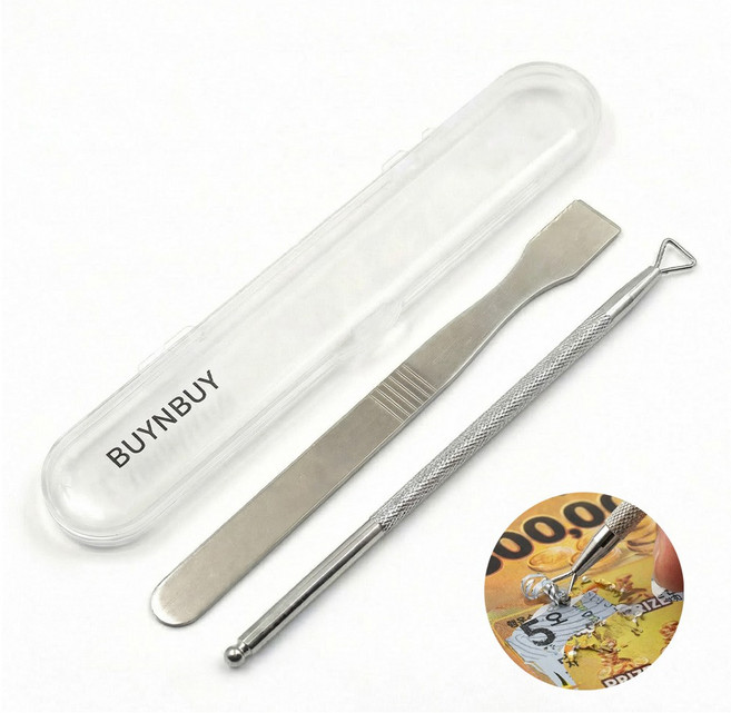 BUYNBUY 럭키긁긁 복권 스크래퍼, 1세트