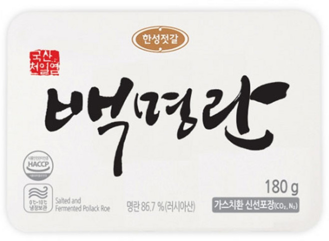 한성기업 백명란젓갈 180g x 2개, 1개