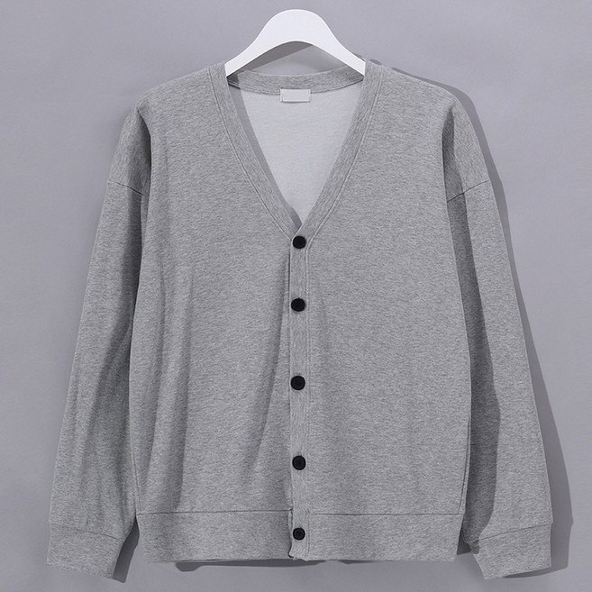 후앙스 데일리 오버핏 양면 브이넥 니트 가디건 GZCP-5214