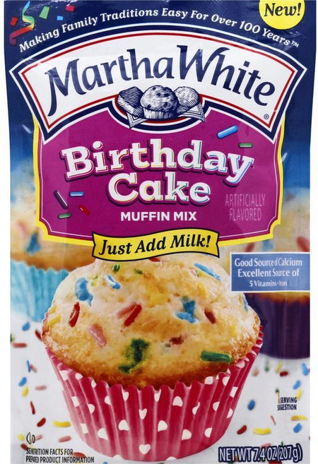 마사 화이트 머핀 믹스 생일 케이크 209.8g, 1개