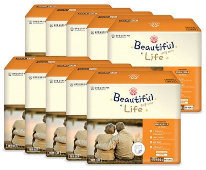 뷰티풀라이프 성인용 팬티기저귀 특대형(요실금)100매, 특대형, 100매, 1개