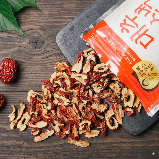 보은 대추칩 40g 국산토종 슬라이스 전통 건대추 과자 10팩, 10개