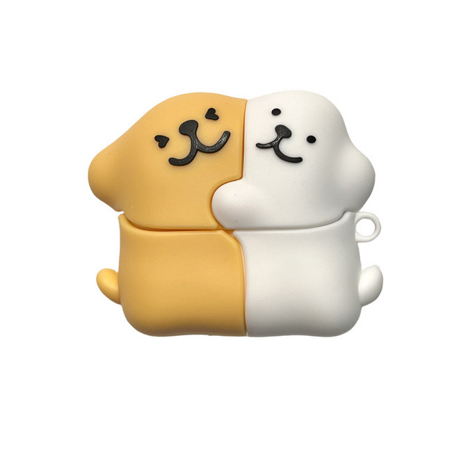 갤럭시 버즈3/3프로 공용 호환 실리콘 케이스 3pro 커플케이스, 04.커플댕, 1개