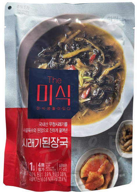더미식 시래기 된장국, 350g, 4개