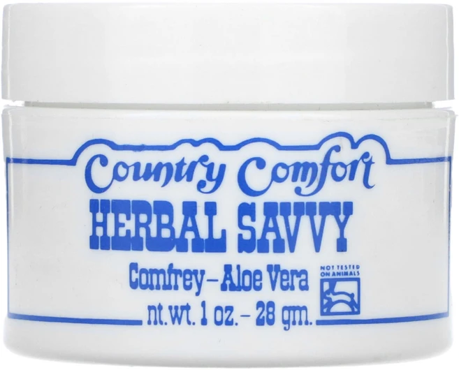 Country Comfort 허벌 새비 컴프리-알로에 베라 1 oz (28g), CountryComfort허벌새비컴프리알로에베라1oz2, 28g, 1개 - 쿠팡