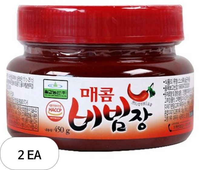 칠갑농산 매콤 비빔장, 450g, 2개