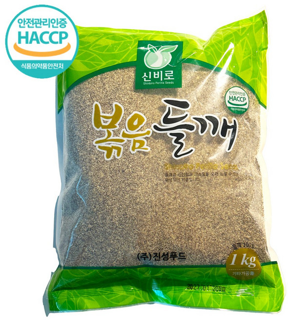 신비로 진성푸드 볶음 들깨, 1개, 1kg
