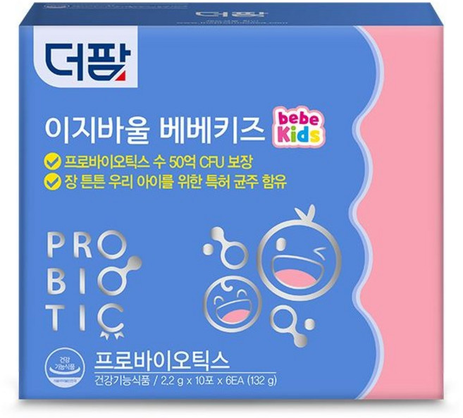 더팜 뉴바이오틱스 키즈 어린이 유아 유산균 뉴바이오틱스 키즈 2개월분 약국정품, 1개