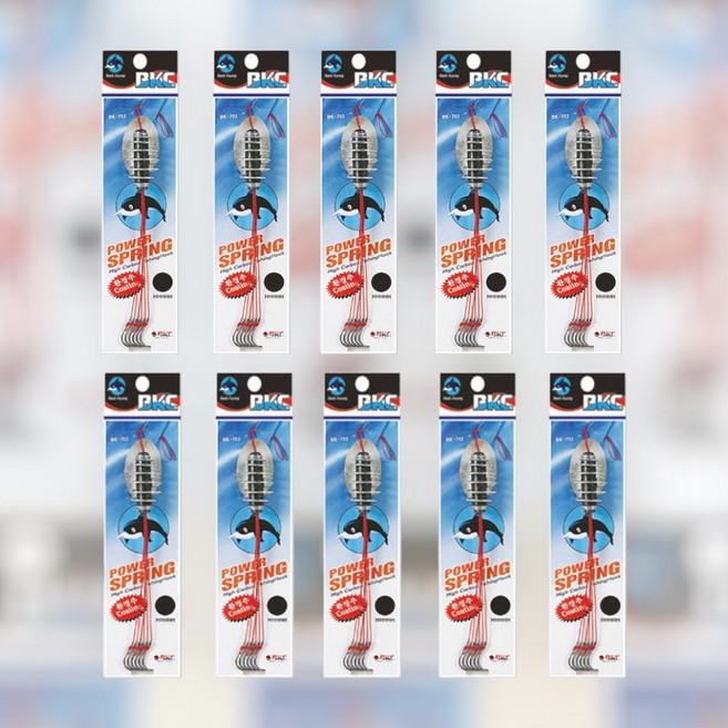 백경 BK-703 릴스프링 10개 10P 숭어낚시 떡밥낚시, 1세트, 1개입
