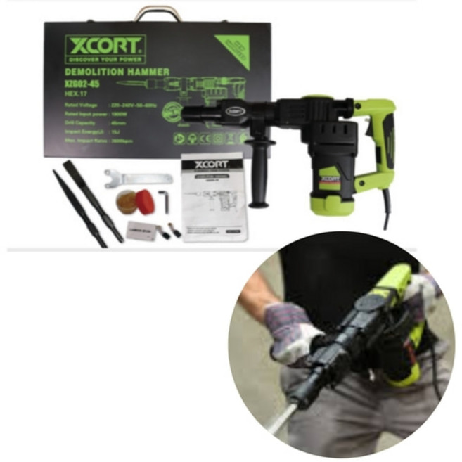 엑스코트 1900W 파괴해머드릴 XZG02-45 하리스전용, 1개