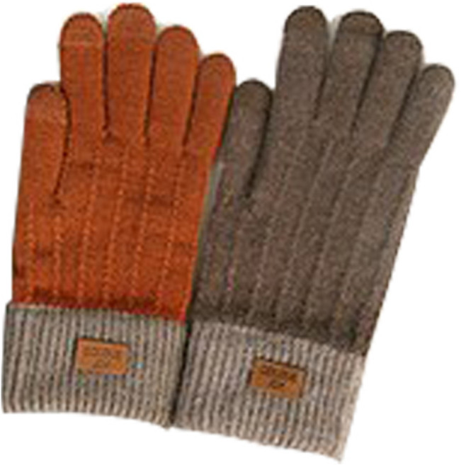 에쉬울프 투톤 기모 터치장갑 스마트폰장갑 겨울장갑 니트장갑 자전거 커플 기모 울 털장갑 워머 글로브 2개세트