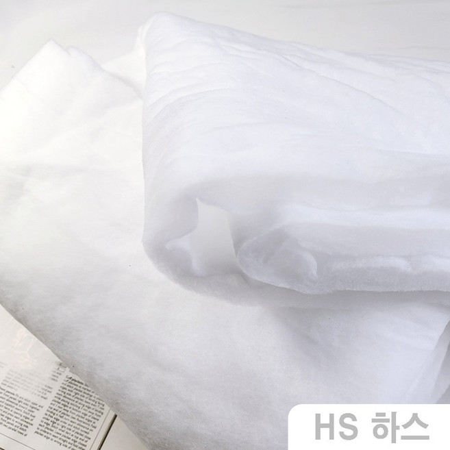 HS 하스 평면솜 6온스 두께 약 20mm 62인치, 1개