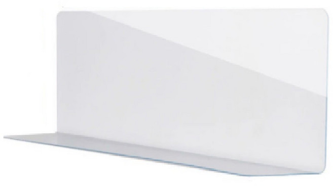 리브온 책상 틈새 가드 투명 테이블 틈새막이 낙하방지 차단판, 1개
