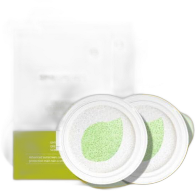 스포메틱스 무기자차 노세범 톤업 선쿠션 리필, 2개, 25g