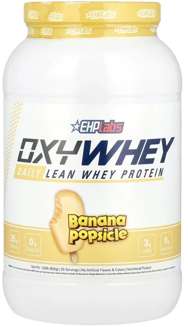 EHPlabs OxyWhey 일일 유청 단백질 바나나 아이스바 825g, 1개 - 쿠팡