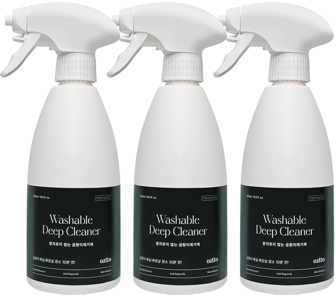 문지르지 않는 곰팡이제거제 초강력 화장실 욕실 벽지 베란다 실리콘 창틀 벽 곰팡이 제거 청소세제, 3개, 500ml