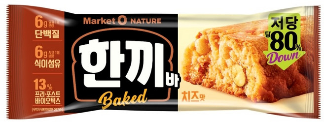 오리온 마켓오 한끼바 치즈맛, 40g, 24개