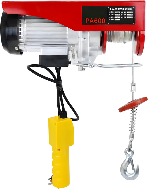 ASAHI PA600 電動葫蘆 鋼絲繩電動葫蘆 小型吊車 起重設備 家用工業兩用, 1個