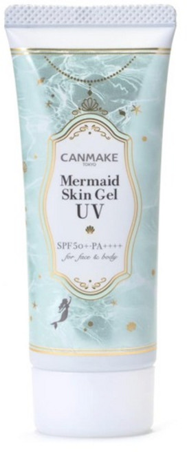 일본 캔메이크 머메이드 스킨젤 UV 01 시카 민트 40g 톤업선크림 메이크업베이스