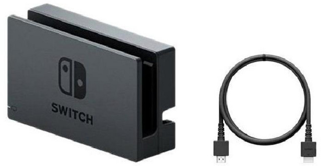 닌텐도 스위치 OLED TV독 HDMI 변환 충전 거치대, 베이스 + HDMI 케이블  새 벌크