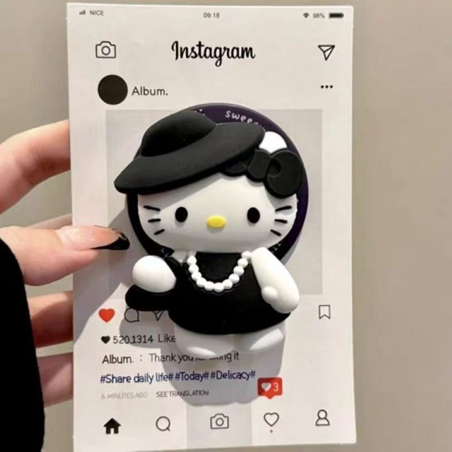 에코핏 휴대폰 맥세이프 호환 마그네틱 스마트톡 키티우먼, 1개