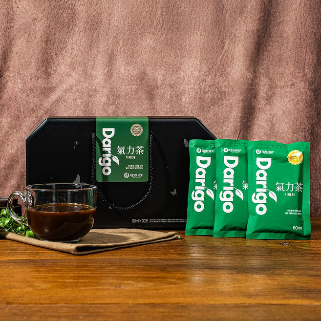 다리고 기력차 전통차 세트, 3박스, 30개입, 80ml