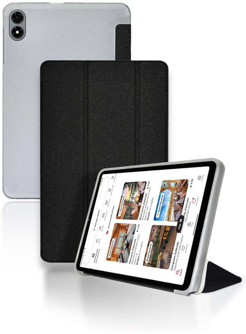 ALLDOCUBE iPLAY 70 Mini Pro 8.4인치 호환 투명 케이스 북커버 케이스나라, 블랙, 1개